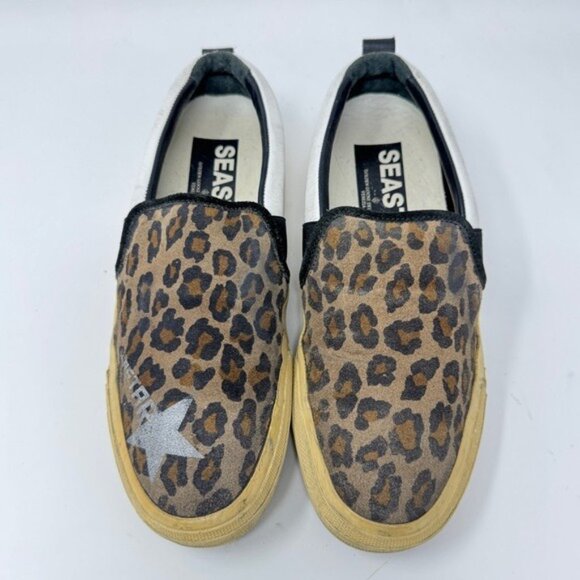 Authentic Golden Goose Seastar Leather and Suede Slip On sneakers size 37 - Picture 2 of 10